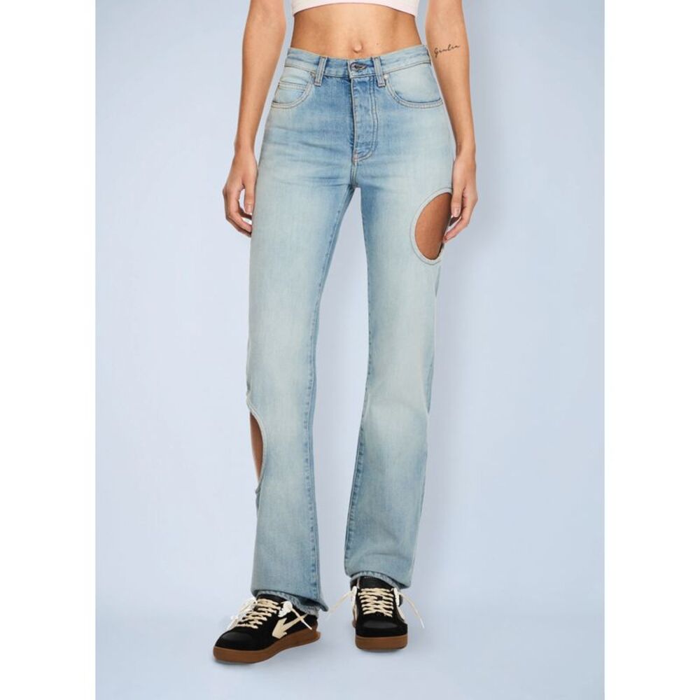 Off-White Women New Meteor Denim Pants